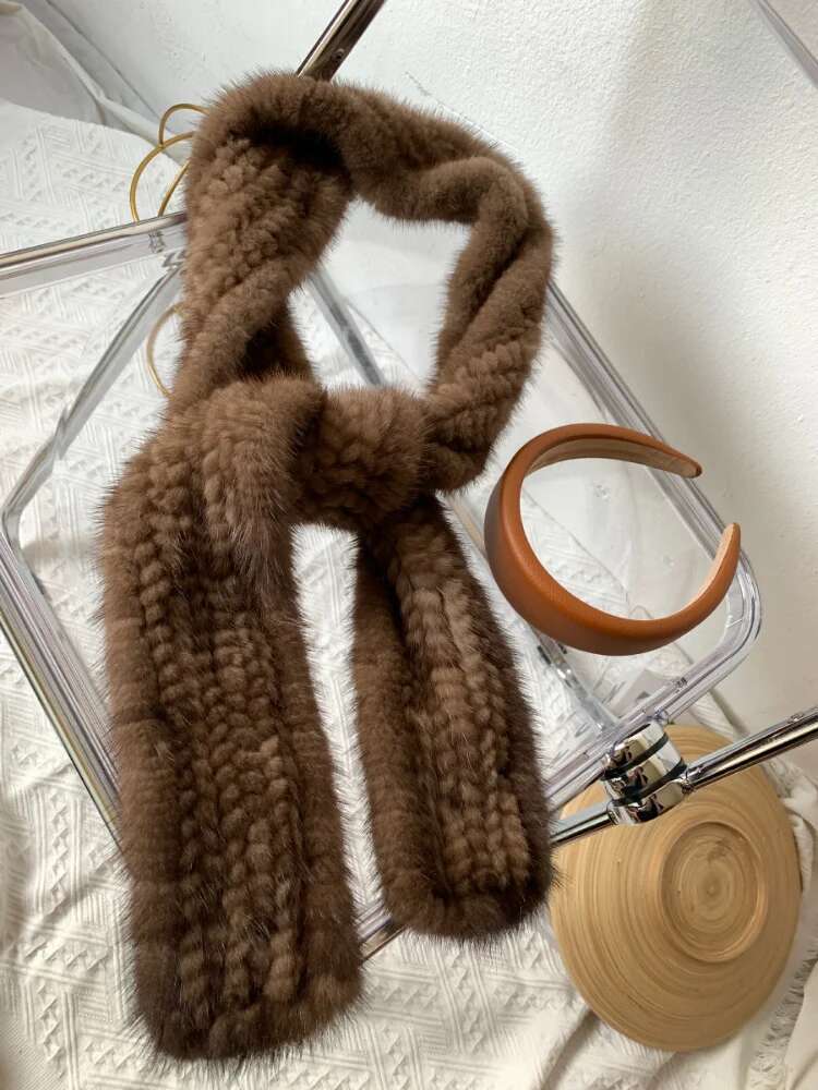 Mink Fur Scarf For Women Long Warm Fur Neck Warmer Winter Fashion Black Natural Fur Scarf Handmade Knitted Fur Scarves Shawl 145CMX8CM кофейный
Mink Fur Scarf For Women Long Warm Fur Neck Warmer Winter Fashion Black Natural Fur Scarf Handmade Knitted Fur Scarves Shawl 145CMX8CM кофейный
