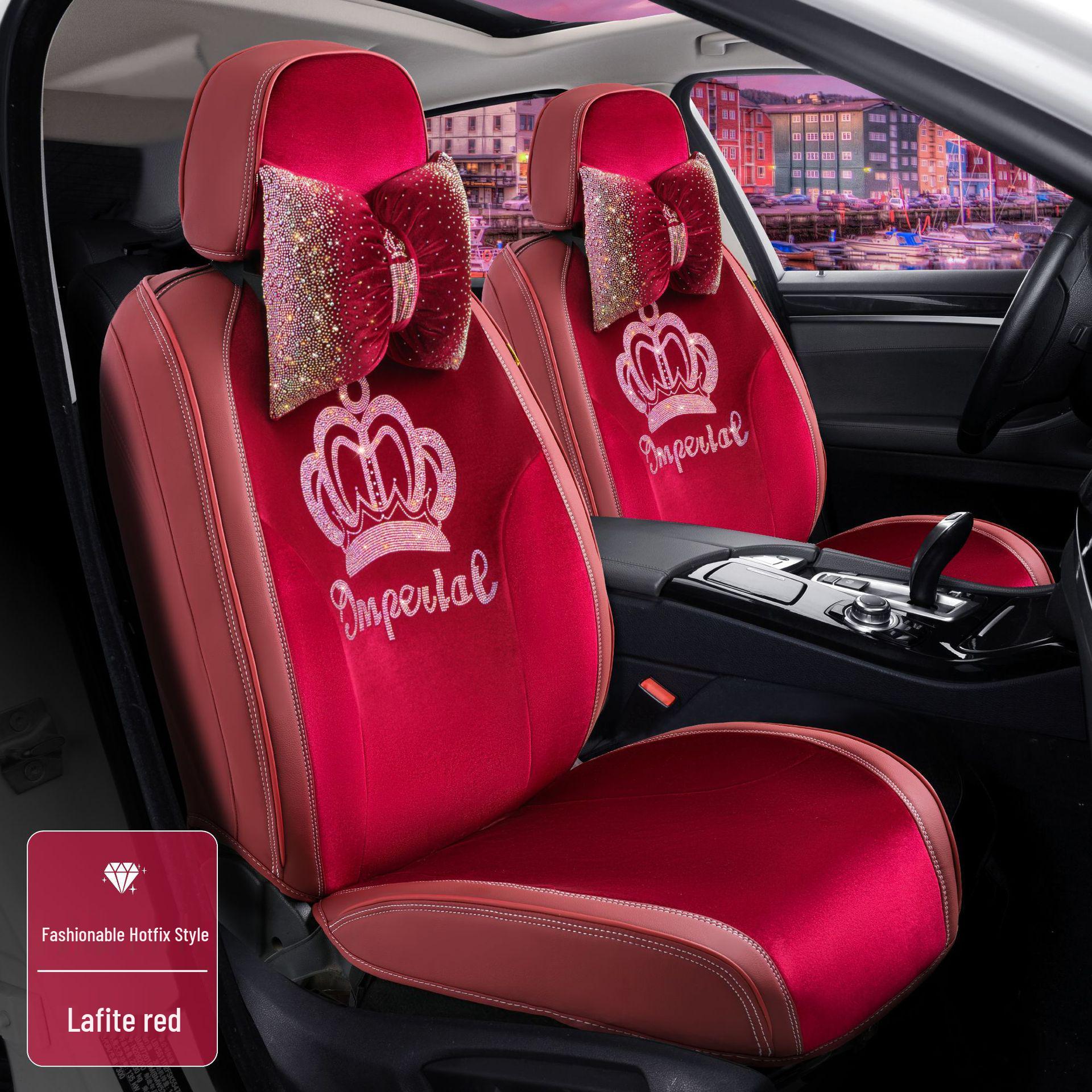 Crown Design Universal Full Coverage Car Seat Cushion for Five-Seat Cars 5 seats + 2 headrests
Crown Design Universal Full Coverage Car Seat Cushion for Five-Seat Cars 5 seats + 2 headrests