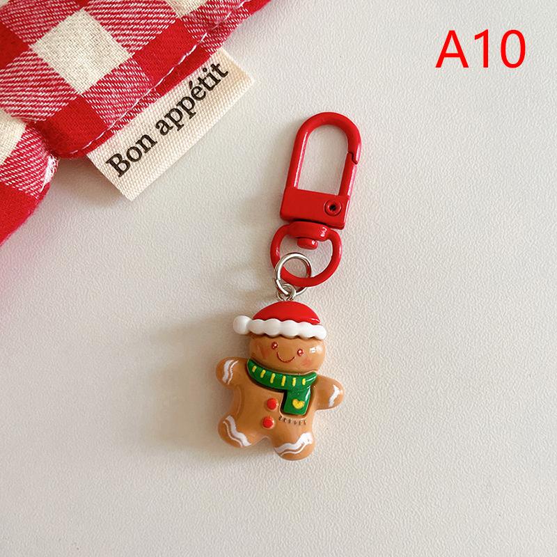 1Pc Cartoon Santa Claus Key Chain Resin Gingerbread Man, Elk, Snowman Bag Pendant Christmas Gifts Keychain
1Pc Cartoon Santa Claus Key Chain Resin Gingerbread Man, Elk, Snowman Bag Pendant Christmas Gifts Keychain