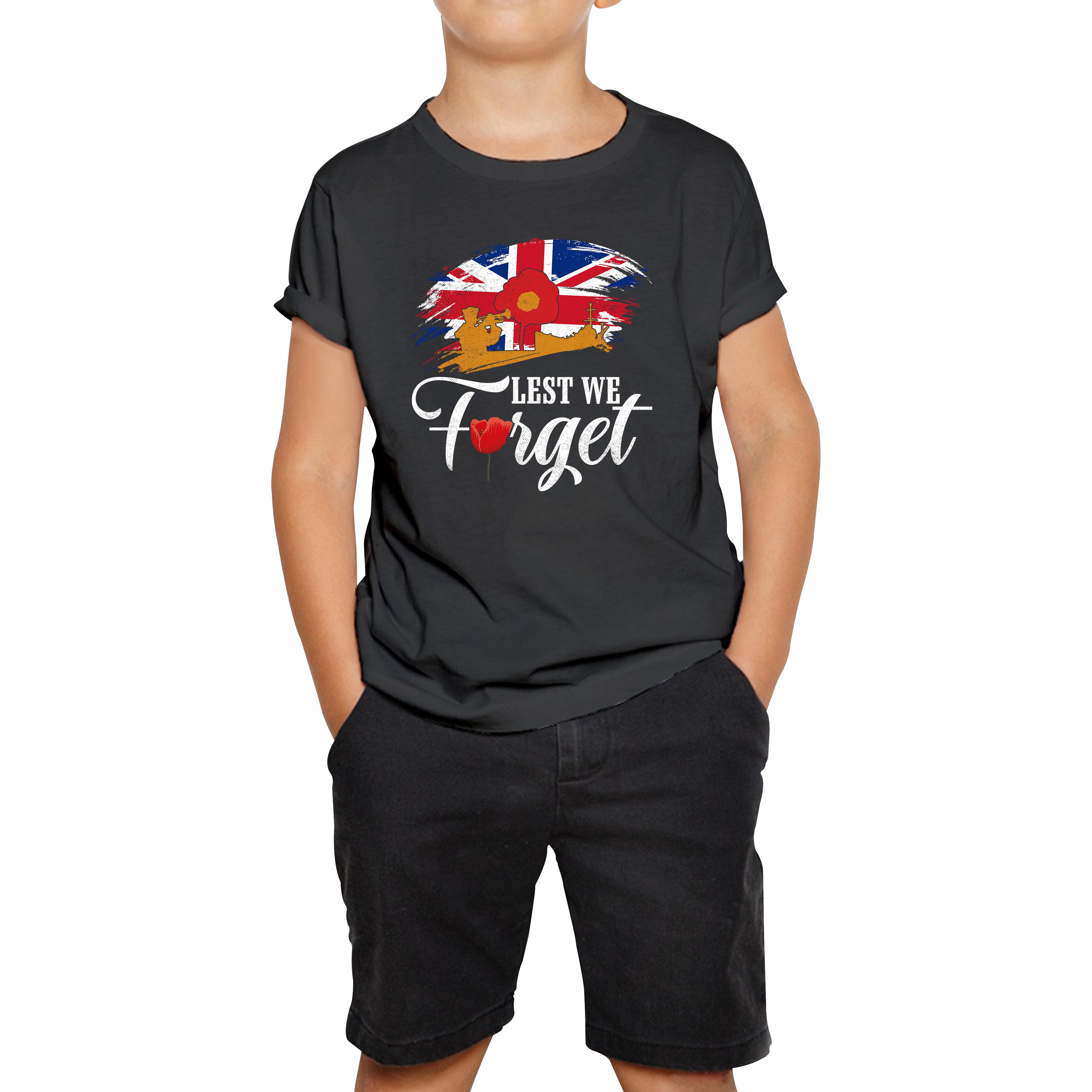 Poppy Flowers Lest We Forget Anzac Day British Veterans Kids T Shirt 150
Poppy Flowers Lest We Forget Anzac Day British Veterans Kids T Shirt 150
