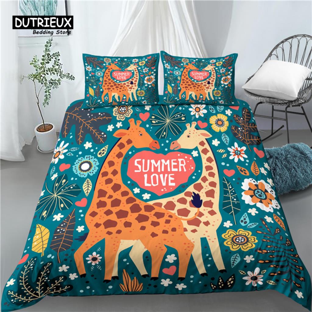 Роскошный 3D-принт жирафа для дома, 2/3 предмета, удобный пододеяльник, наволочка, комплекты постельного белья, размер Queen и King, размер EU/US/AU EU single(135x200cm)
Роскошный 3D-принт жирафа для дома, 2/3 предмета, удобный пододеяльник, наволочка, комплекты постельного белья, размер Queen и King, размер EU/US/AU EU single(135x200cm)