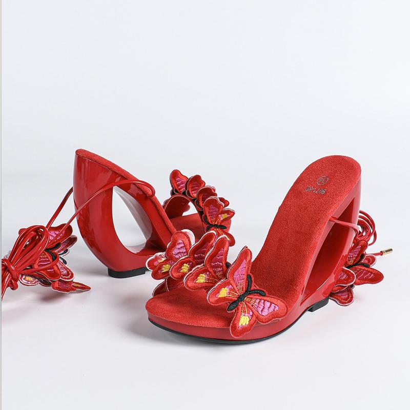 Pesstwei Pink Elegant Fashion Butterfly-kont Lace-up Women Sandals Summer Design Hollow Out High Heels Buckle Strap Shoes 42 червоний
Pesstwei Pink Elegant Fashion Butterfly-kont Lace-up Women Sandals Summer Design Hollow Out High Heels Buckle Strap Shoes 42 червоний