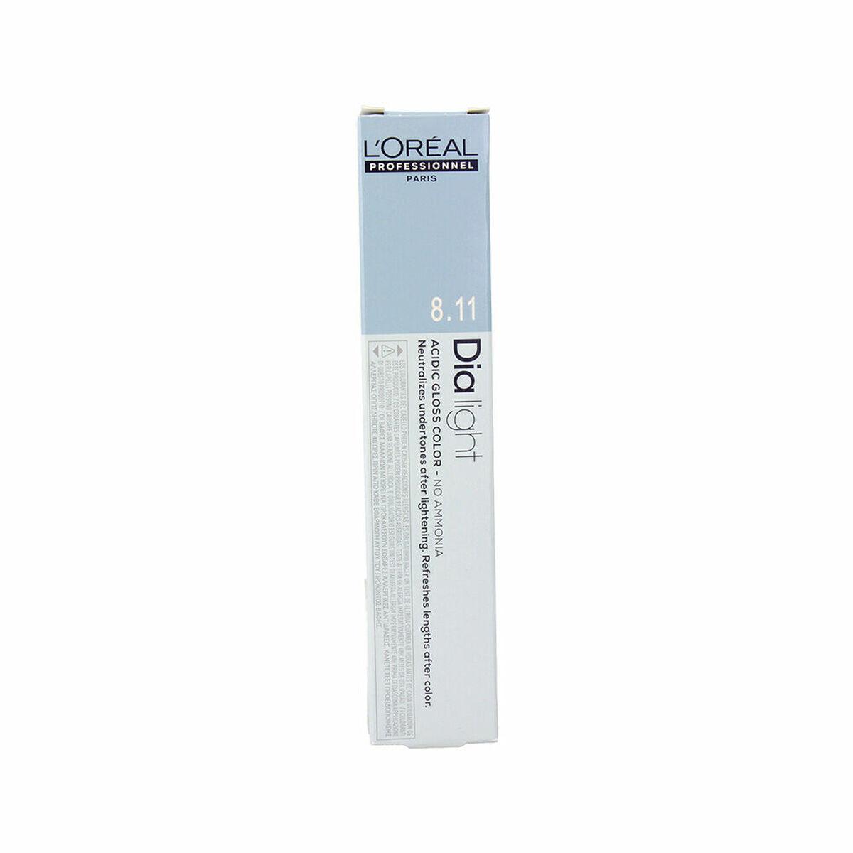 Краситель без аммиака L Oreal Professionnel Paris Dia Light N.º 8.11 (50 мл) 
Краситель без аммиака L Oreal Professionnel Paris Dia Light N.º 8.11 (50 мл)