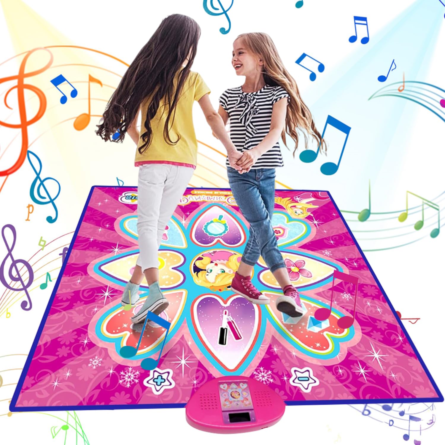 JoyRapt Dance Mat Toy for Girls Piano Mat Gift Game Kids Girls Boys Ages 3 4 5 6 7 8 Play Mat Music Mat 7 Modes Automatic Scoring LED Volume Control
JoyRapt Dance Mat Toy for Girls Piano Mat Gift Game Kids Girls Boys Ages 3 4 5 6 7 8 Play Mat Music Mat 7 Modes Automatic Scoring LED Volume Control