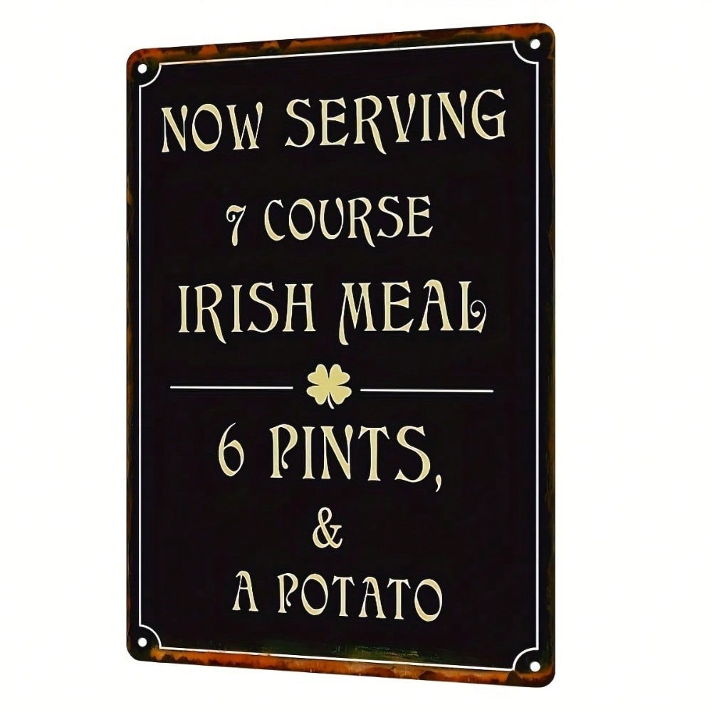 Metal Wall Poster Vintage Irish Potato Humor 8x12 Inch Retro Sign for Bar Pub Kitchen
Metal Wall Poster Vintage Irish Potato Humor 8x12 Inch Retro Sign for Bar Pub Kitchen