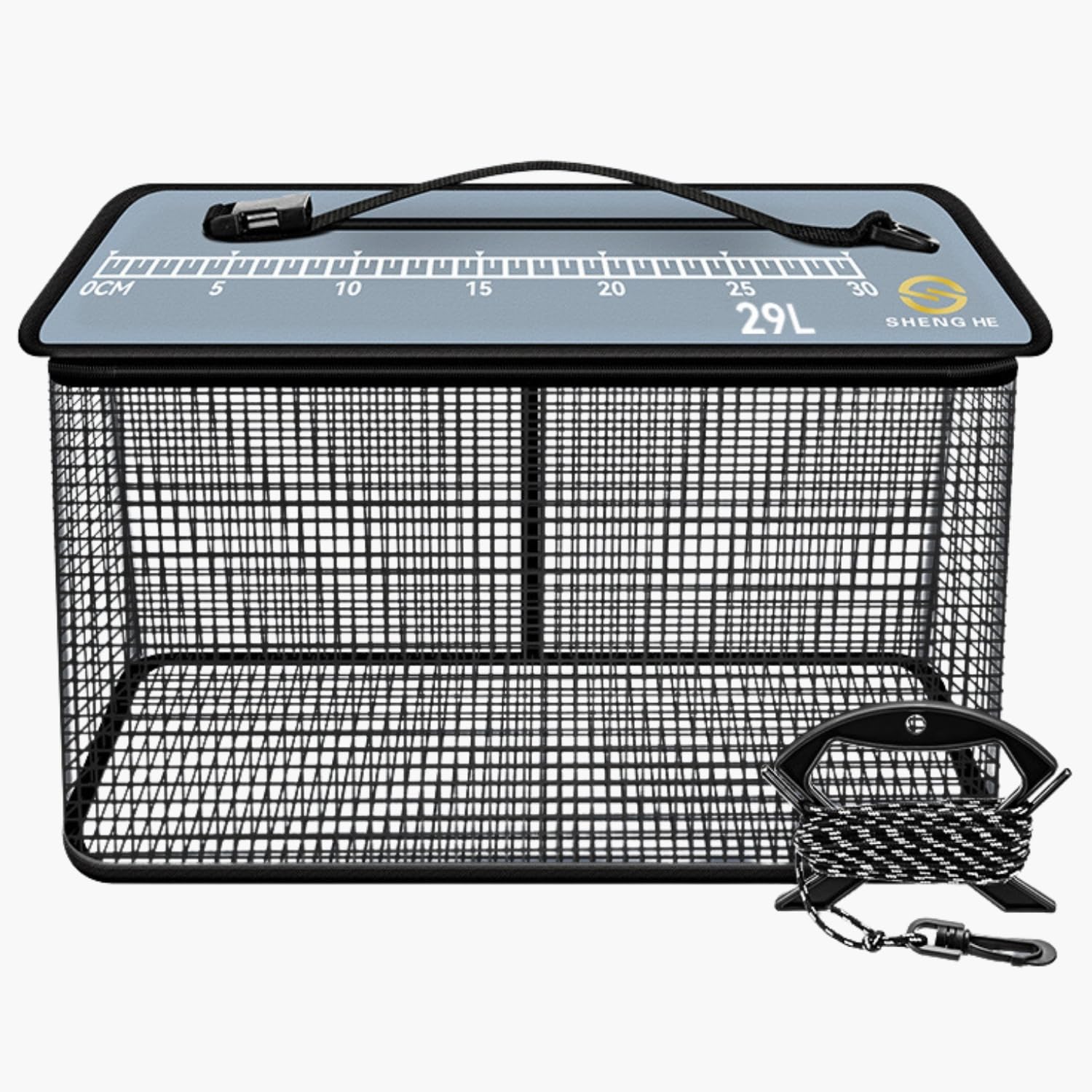 РиНан. Складное плавающее рыболовное ведро на молнии и с мерной лентой, 29 л
РиНан. Складное плавающее рыболовное ведро на молнии и с мерной лентой, 29 л