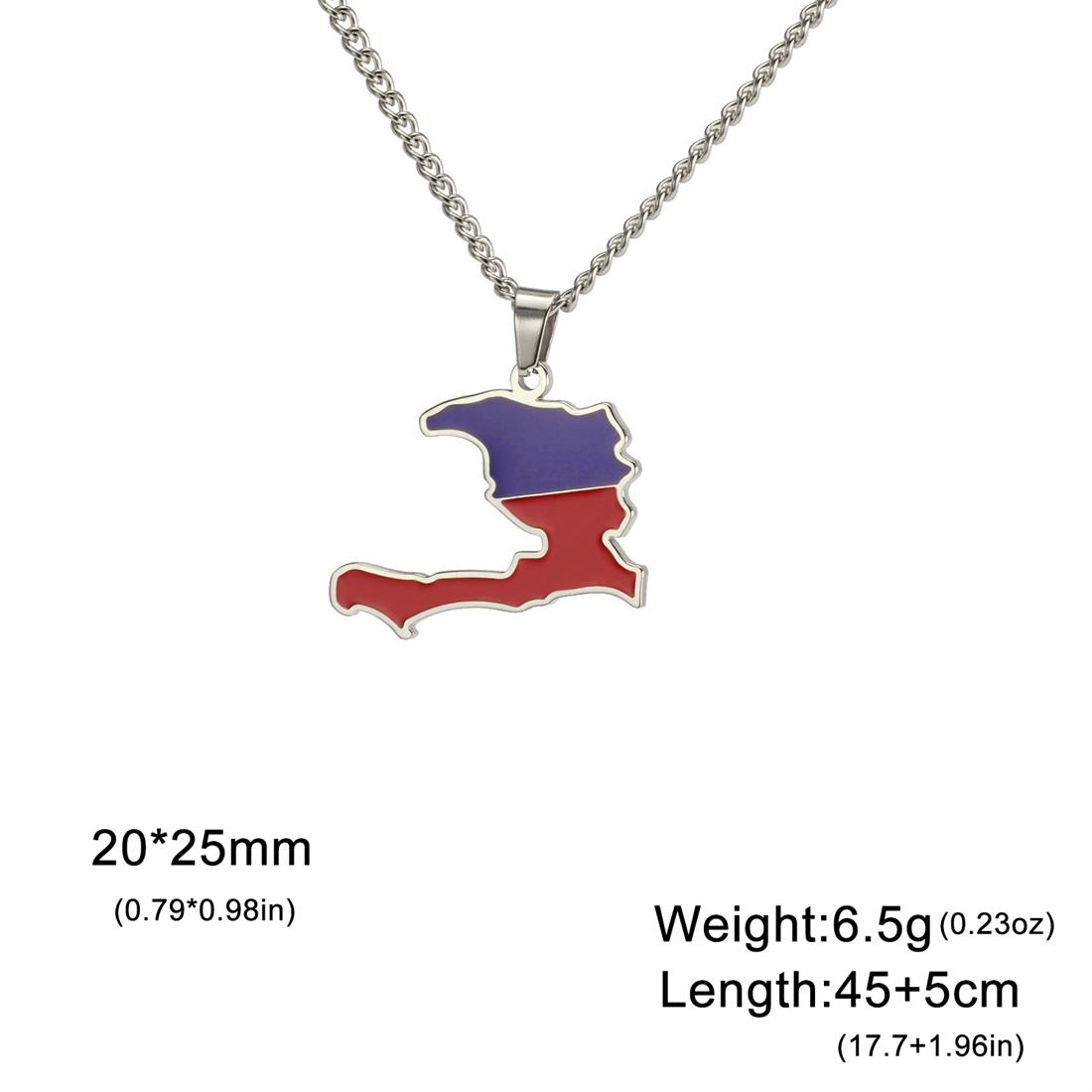 Drip Oil North America 12 Countries Map Necklaces Stainless Steel Fashion Haiti Mexico Aruba Nicaragua Flag Jewelry Gift
Drip Oil North America 12 Countries Map Necklaces Stainless Steel Fashion Haiti Mexico Aruba Nicaragua Flag Jewelry Gift