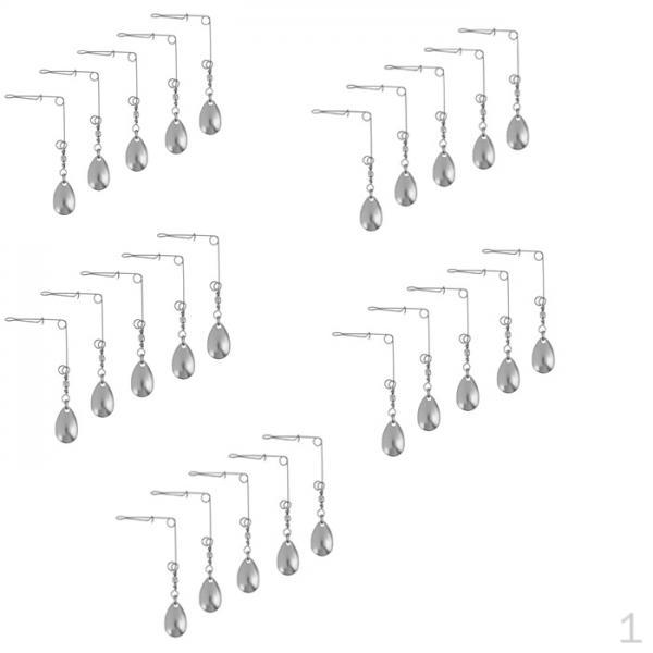 25 шт. рыболовные спиннербейты со стальными блестками
25 шт. рыболовные спиннербейты со стальными блестками