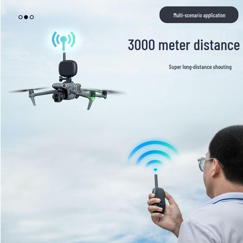 Drone Loudhailer & Walkie-Talkie
Drone Loudhailer & Walkie-Talkie