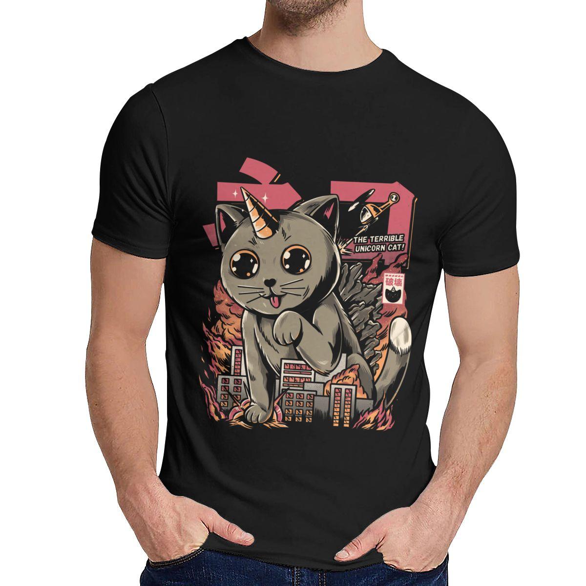 O-neck Catzilla Tee Shirt Arrival Unisex Pure Cotton Homme Tee Shirt Design For Unisex XS чорний
O-neck Catzilla Tee Shirt Arrival Unisex Pure Cotton Homme Tee Shirt Design For Unisex XS чорний