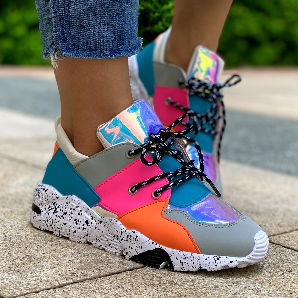 2022 Casual Flat Shoes Women And Men Brand Design Mixed-Color Platform Sneakers Women Ins Hotestcouple Luxury Colorful Sneakers
2022 Casual Flat Shoes Women And Men Brand Design Mixed-Color Platform Sneakers Women Ins Hotestcouple Luxury Colorful Sneakers
