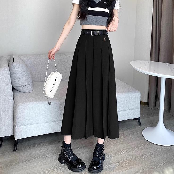 Women s High Waist A-Line Pleated Midi Skirt - Spring/Summer Solid Color Full Flare Design One size fits up to 125 lbs серый
Women s High Waist A-Line Pleated Midi Skirt - Spring/Summer Solid Color Full Flare Design One size fits up to 125 lbs серый