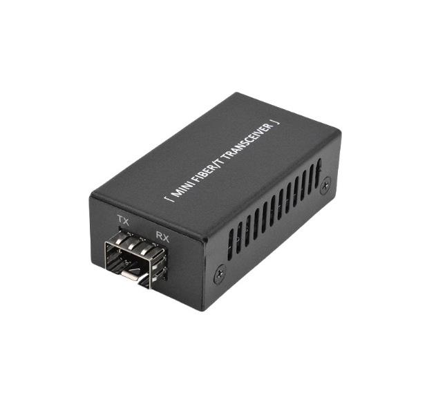 100 Megabit Mini Single-Mode Fiber Optic Transceiver, 1 Fiber, 1 Electrical, SC Port-A, Gigabit, Single-Fiber Pair
100 Megabit Mini Single-Mode Fiber Optic Transceiver, 1 Fiber, 1 Electrical, SC Port-A, Gigabit, Single-Fiber Pair