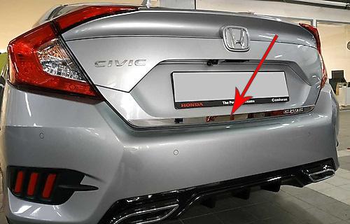 Кромка багажника (нерж) OmsaLine - Итальянская нержавейка для Honda Civic Sedan X 2016-2021 гг
Кромка багажника (нерж) OmsaLine - Итальянская нержавейка для Honda Civic Sedan X 2016-2021 гг