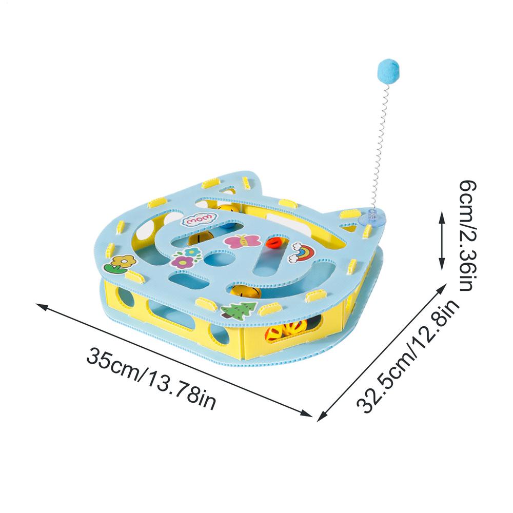 Cat Puzzle Games Puzzle Box With Jingle Balls And Teaser Cat Enrichment Toys For Home Living Room Play Area Apartment Behavior синий
Cat Puzzle Games Puzzle Box With Jingle Balls And Teaser Cat Enrichment Toys For Home Living Room Play Area Apartment Behavior синий