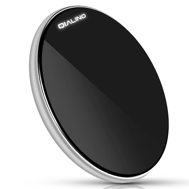 QIALINO for iPhone X/8/8 Plus Charging Pad 15W Round Qi Wireless Fast Charger Pad Black
QIALINO for iPhone X/8/8 Plus Charging Pad 15W Round Qi Wireless Fast Charger Pad Black
