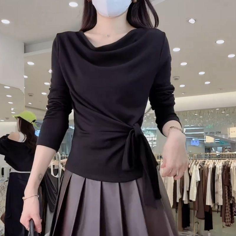 Women s Autumn 2025 Trendy Cropped Long Sleeve Strappy Shirt - Slim Fit, Draped Neck, Versatile Style S чёрный
Women s Autumn 2025 Trendy Cropped Long Sleeve Strappy Shirt - Slim Fit, Draped Neck, Versatile Style S чёрный