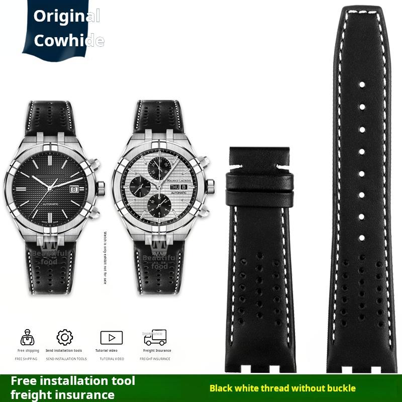 Cowhide Leather watch band For Maurice Lacroix AIKON AI6038 AI6008 AI6007 AI6058 quick release Stainless steel convex end straps AI1018
Cowhide Leather watch band For Maurice Lacroix AIKON AI6038 AI6008 AI6007 AI6058 quick release Stainless steel convex end straps AI1018
