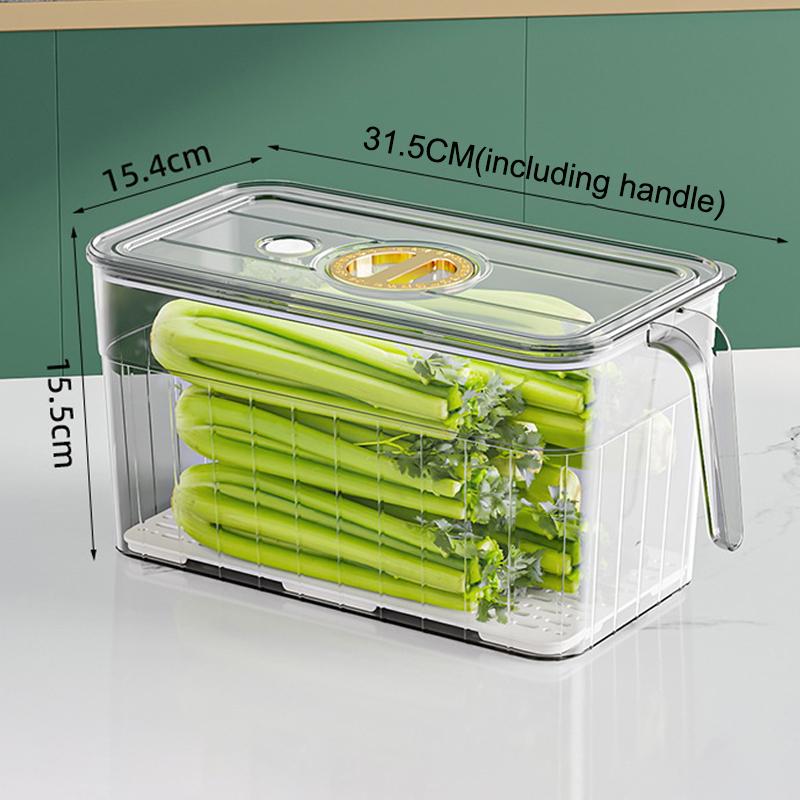 Кухонный контейнер для хранения в холодильнике, органайзер для холодильника с крышками и ручками, контейнеры для фруктов, корзина для слива, контейнеры для хранения, кладовая
Кухонный контейнер для хранения в холодильнике, органайзер для холодильника с крышками и ручками, контейнеры для фруктов, корзина для слива, контейнеры для хранения, кладовая