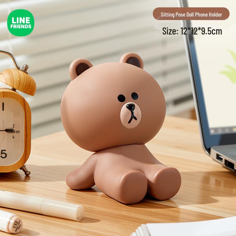 Brown Bear Cartoon Phone Holder & Desktop Ornament for Home and Office Decoration
Brown Bear Cartoon Phone Holder & Desktop Ornament for Home and Office Decoration