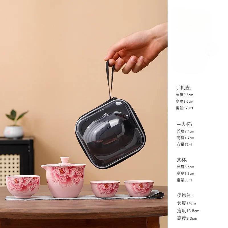 Ru Kiln Travel Tea Set Outdoor Camping Portable Express Cup One Pot Three Cups Kung Fu Tea Set
Ru Kiln Travel Tea Set Outdoor Camping Portable Express Cup One Pot Three Cups Kung Fu Tea Set