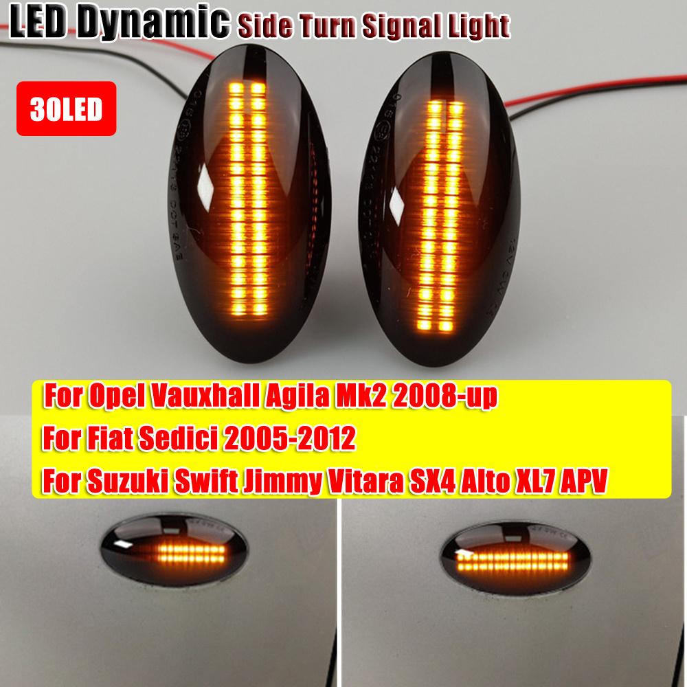 2Pieces Dynamic LED Side Marker Turn Signal Light for Suzuki Swift Jimmy SX4 Grand Vitara XL7 Ignis Splash Alto APV Arena
2Pieces Dynamic LED Side Marker Turn Signal Light for Suzuki Swift Jimmy SX4 Grand Vitara XL7 Ignis Splash Alto APV Arena