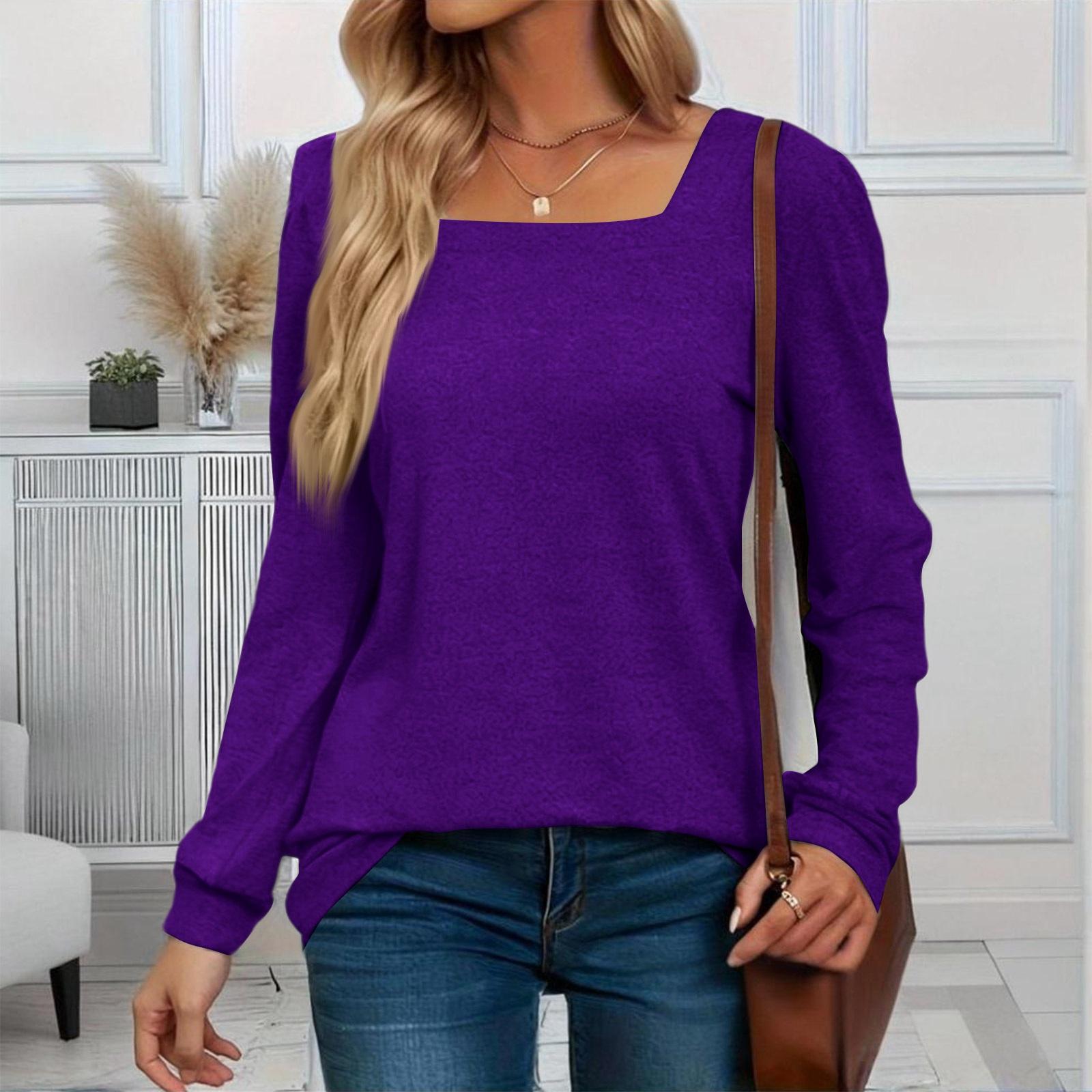 Women s Fashionable Casual Versatile Square Neck Long Sleeve Plus Size Top XL
Women s Fashionable Casual Versatile Square Neck Long Sleeve Plus Size Top XL
