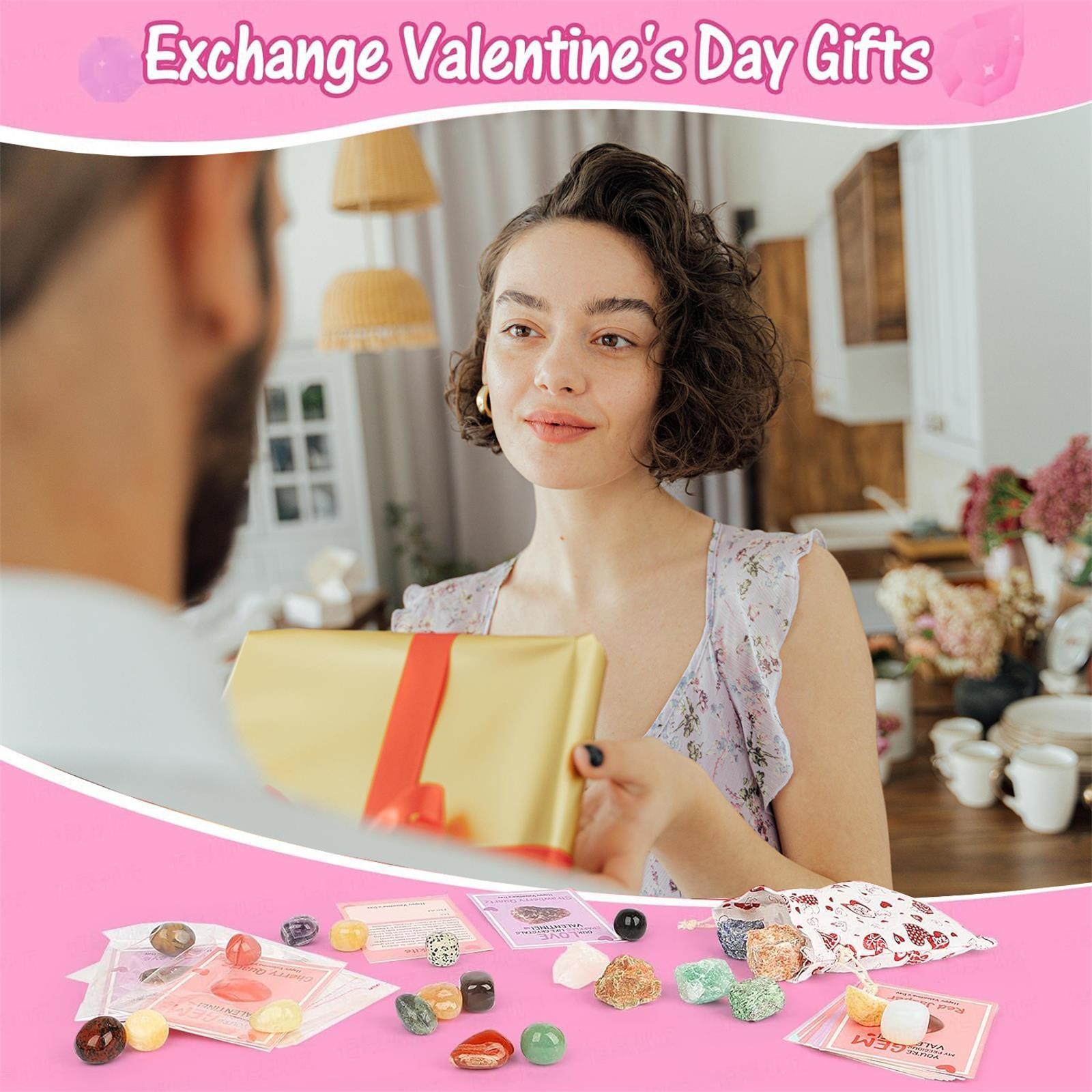 28 Pack Prefilled Valentines Cards & Crystal - Valentines Day Gifts For Kids Classroom - Valentines Day Cards For Kids School Classroom Class Exchange One Size
28 Pack Prefilled Valentines Cards & Crystal - Valentines Day Gifts For Kids Classroom - Valentines Day Cards For Kids School Classroom Class Exchange One Size