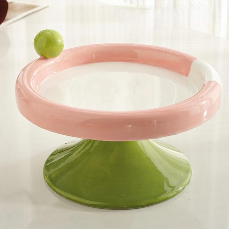 Ceramic Raised Cat Bowl Elevated Food Bowl Water Cat Plate Snack Dish with Stand for Neck Protection Feeding Watering Supplies 13x13x7cm
Ceramic Raised Cat Bowl Elevated Food Bowl Water Cat Plate Snack Dish with Stand for Neck Protection Feeding Watering Supplies 13x13x7cm