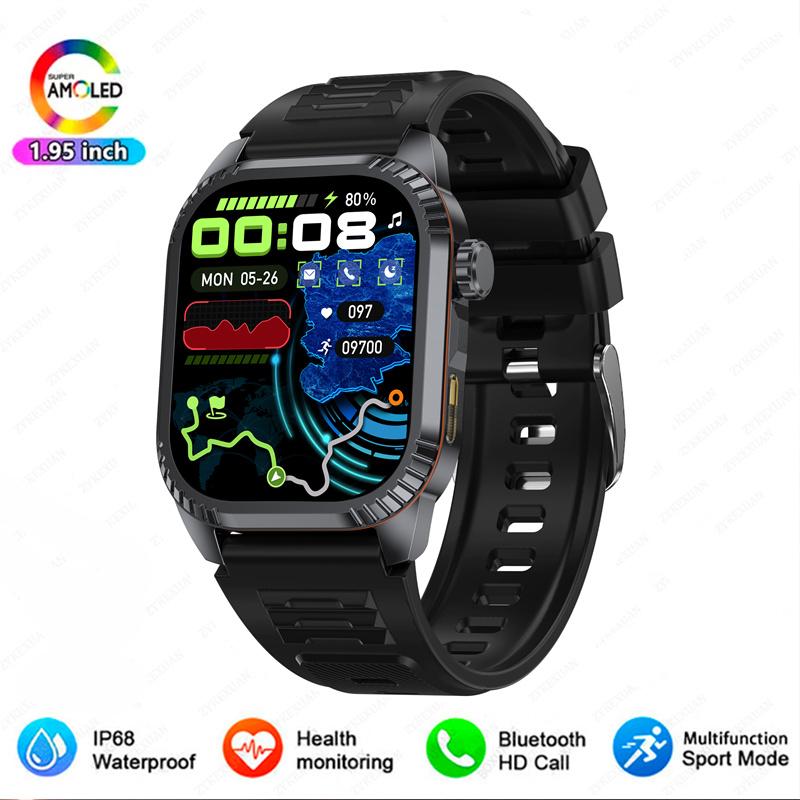 Military Grade Outdoor GPS Smart Watches Men Compass Heart Rate BT Call LED Flashlight IP68 Waterproof Swim Smartwatch New GPS Smart Watch чорний
Military Grade Outdoor GPS Smart Watches Men Compass Heart Rate BT Call LED Flashlight IP68 Waterproof Swim Smartwatch New GPS Smart Watch чорний