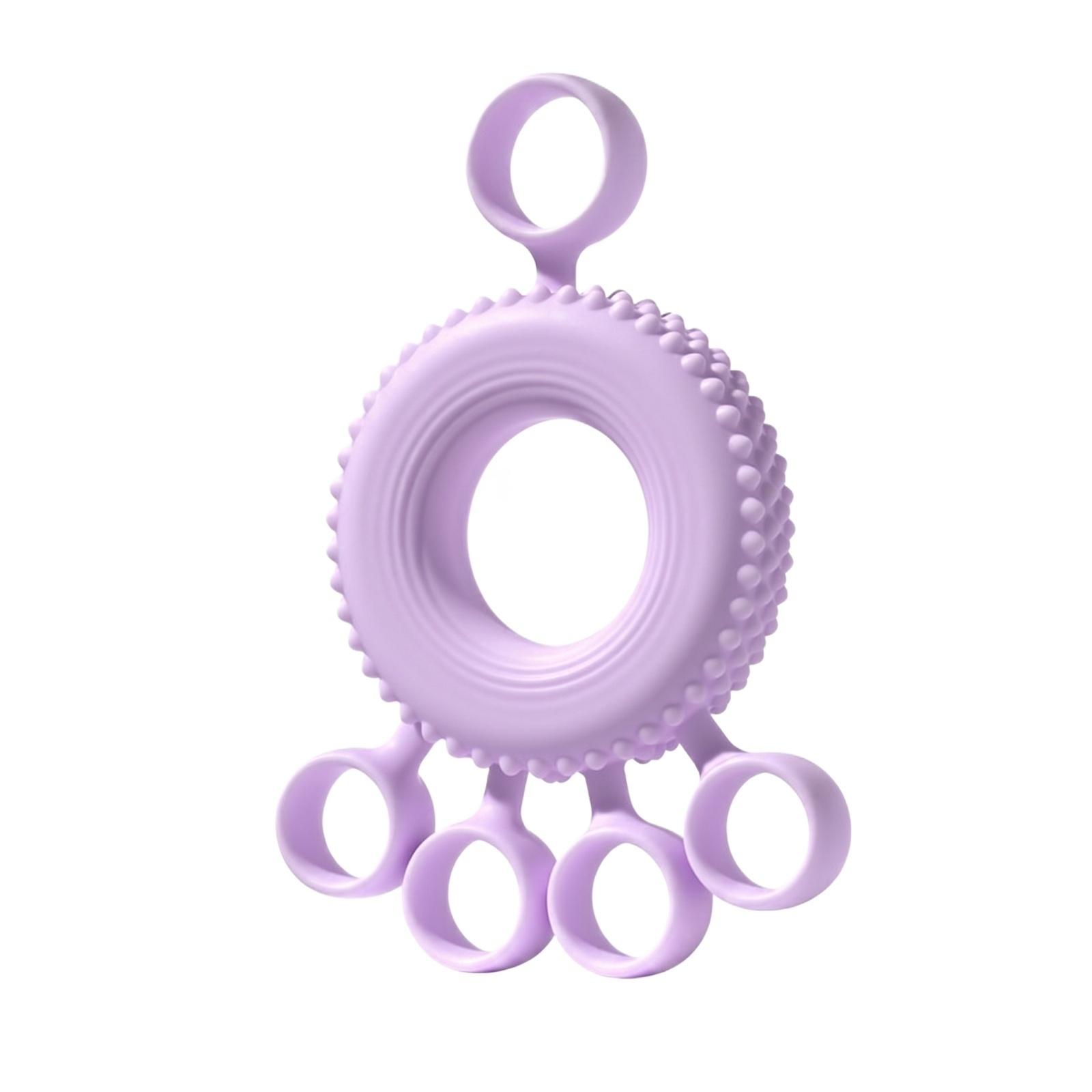 Silicone Finger Grip Strengthener Hand Exerciser Five Finger Hand Grip Trainer for Wrist and Finger Rehabilitation and Strength Training one size фіолетовий
Silicone Finger Grip Strengthener Hand Exerciser Five Finger Hand Grip Trainer for Wrist and Finger Rehabilitation and Strength Training one size фіолетовий