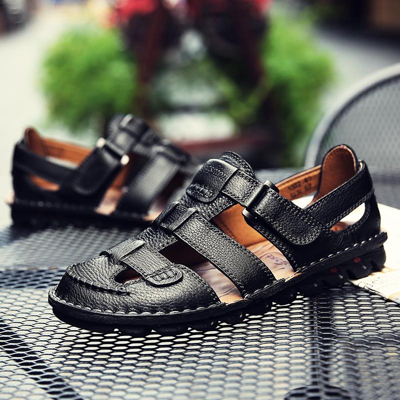 Fashion New Summer Genuine Leather Roman Men s Sandals Business Casual Shoes Outdoor Beach Wading Slippers Men s Shoes Big Size 48 38 чёрный
Fashion New Summer Genuine Leather Roman Men s Sandals Business Casual Shoes Outdoor Beach Wading Slippers Men s Shoes Big Size 48 38 чёрный