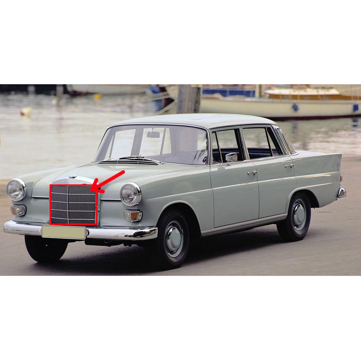 Для Mercedes w110, w111, w112 Защитная накладка на решетку для решетки радиатора, 11 шт. S-класса 1959-1968 гг.
Для Mercedes w110, w111, w112 Защитная накладка на решетку для решетки радиатора, 11 шт. S-класса 1959-1968 гг.