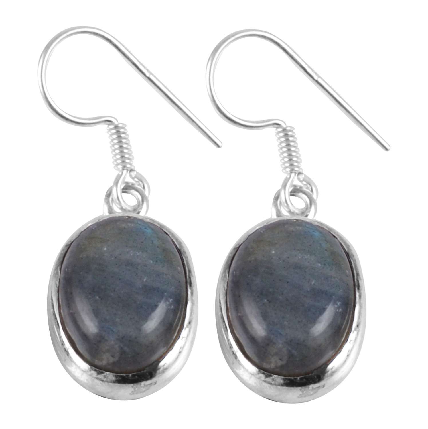 Labradorite Gemstone Earrings Solid 925 Sterling Silver Handmade Earrings Jewelry Gift For Women And Girls E-1908
Labradorite Gemstone Earrings Solid 925 Sterling Silver Handmade Earrings Jewelry Gift For Women And Girls E-1908