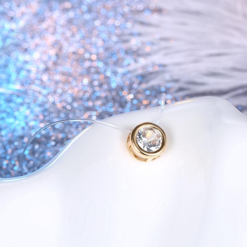 Women Minimalist Invisible Fish Line Round Crystal Gold Bezel Setting Pendant Necklace 1pcs золотой
Women Minimalist Invisible Fish Line Round Crystal Gold Bezel Setting Pendant Necklace 1pcs золотой