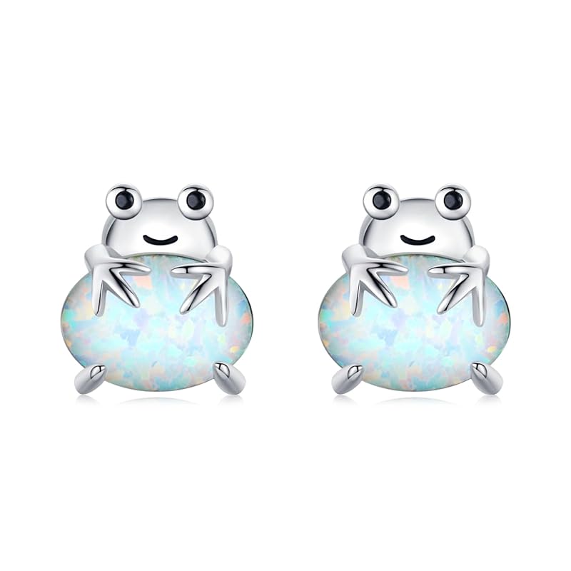 StoryMidir frog earrings opal cute animal earrings Cattail silver 925 Compatible with metal allergies stud earrings frog ladies earrings cute earrings
StoryMidir frog earrings opal cute animal earrings Cattail silver 925 Compatible with metal allergies stud earrings frog ladies earrings cute earrings