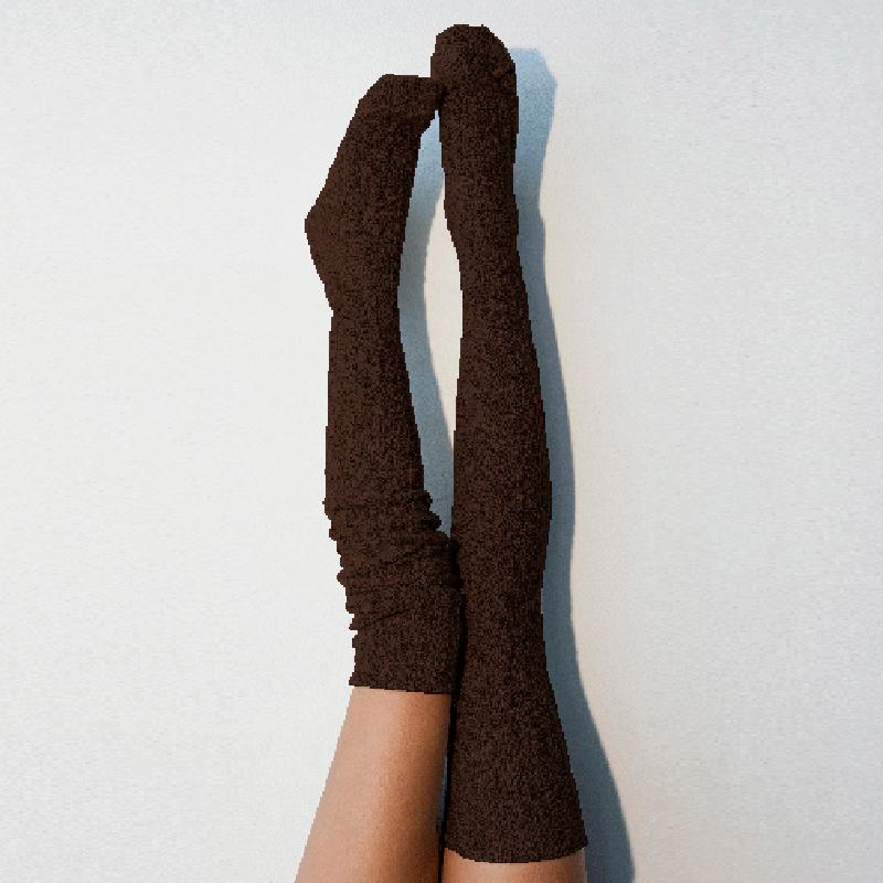 European & American Fashion: Autumn/Winter Women s Solid Color Knit Over-the-Knee Wool Socks One Size кавовий
European & American Fashion: Autumn/Winter Women s Solid Color Knit Over-the-Knee Wool Socks One Size кавовий