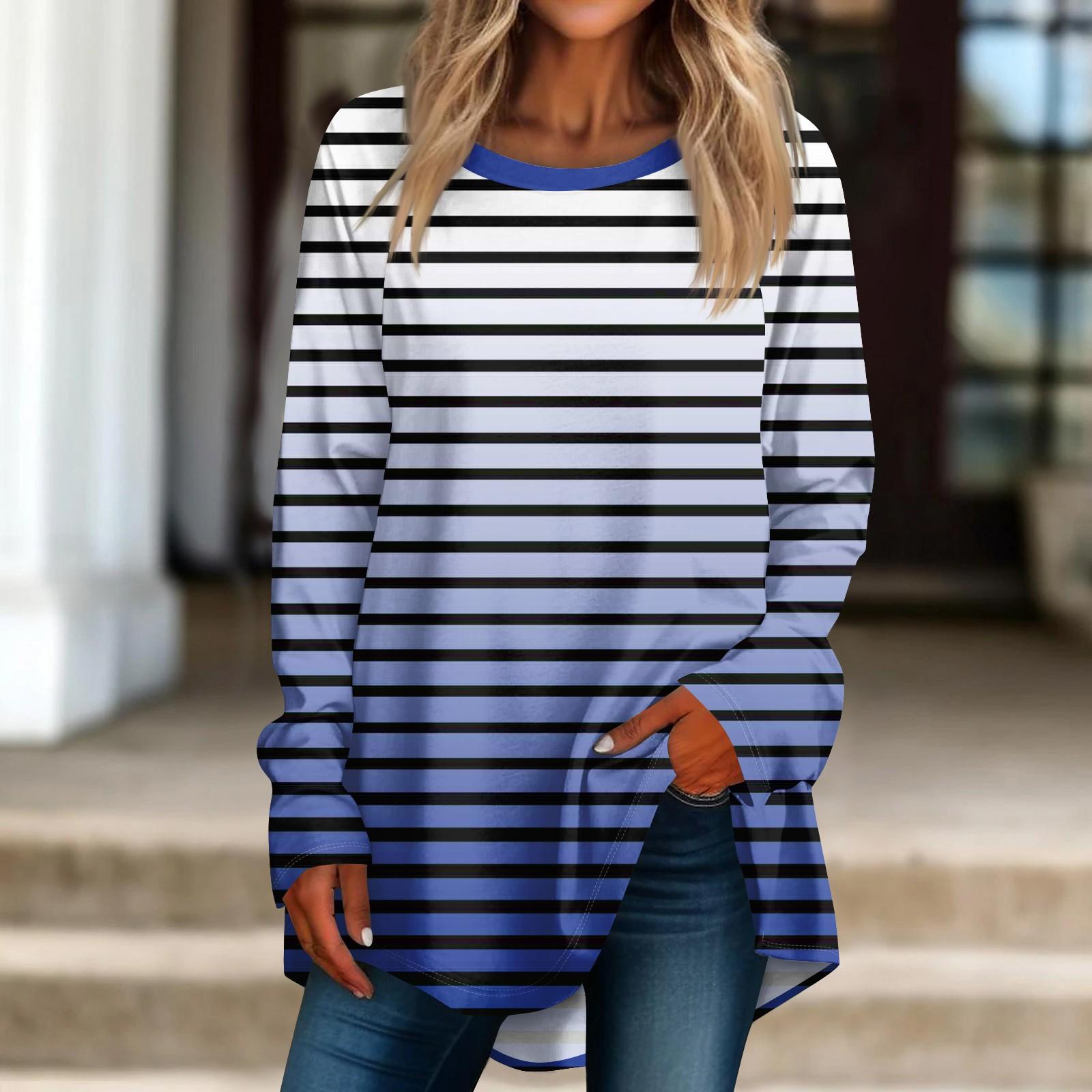 Женская повседневная футболка больших размеров с длинными рукавами и круглым принтом, верхний пуловер L синий
Женская повседневная футболка больших размеров с длинными рукавами и круглым принтом, верхний пуловер L синий