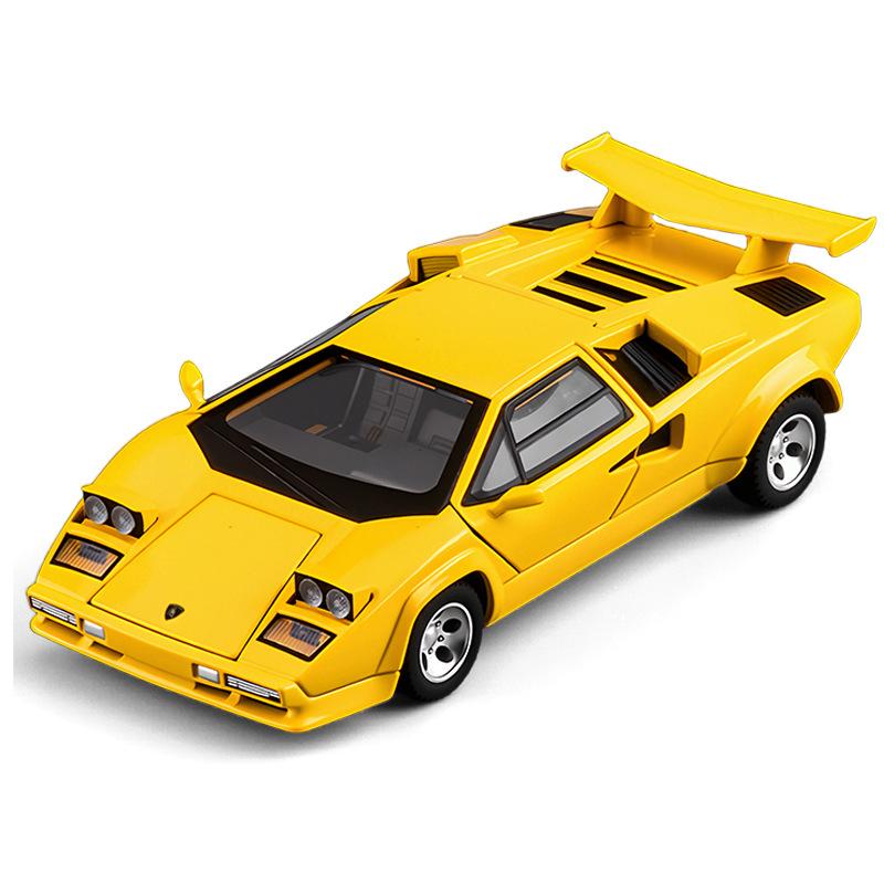 1/32 Lamborghini Countach LP5000s Alloy Sports Car Model Diecasts Metal Track Racing Car Vehicles Model Simulation Sound Light Kids Toy Gift жовтий
1/32 Lamborghini Countach LP5000s Alloy Sports Car Model Diecasts Metal Track Racing Car Vehicles Model Simulation Sound Light Kids Toy Gift жовтий
