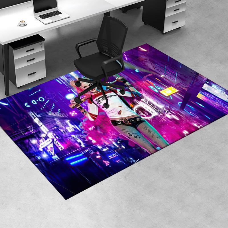 Harley Quinn Neon Night Cityscape T-Shirt Office Mat Home Decor Office Desk Chair Rugs Chair Carpet for office Chair Mat Gift For Halloween 60cm by 90cm
Harley Quinn Neon Night Cityscape T-Shirt Office Mat Home Decor Office Desk Chair Rugs Chair Carpet for office Chair Mat Gift For Halloween 60cm by 90cm