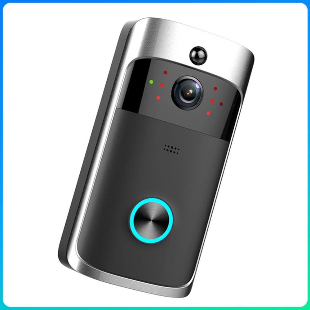 V5 Wireless Smart Doorbell Night Vision 720P HD Voice Intercom Doorbells Motion Sensing with Noise Canceling Microphone Home Use China Mainland
V5 Wireless Smart Doorbell Night Vision 720P HD Voice Intercom Doorbells Motion Sensing with Noise Canceling Microphone Home Use China Mainland