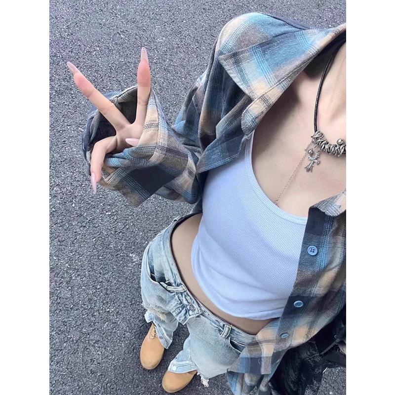Women s Slim Fit Hong Kong Style Retro Plaid Cardigan - Long Sleeve, Autumn Versatile Top 5XL
Women s Slim Fit Hong Kong Style Retro Plaid Cardigan - Long Sleeve, Autumn Versatile Top 5XL