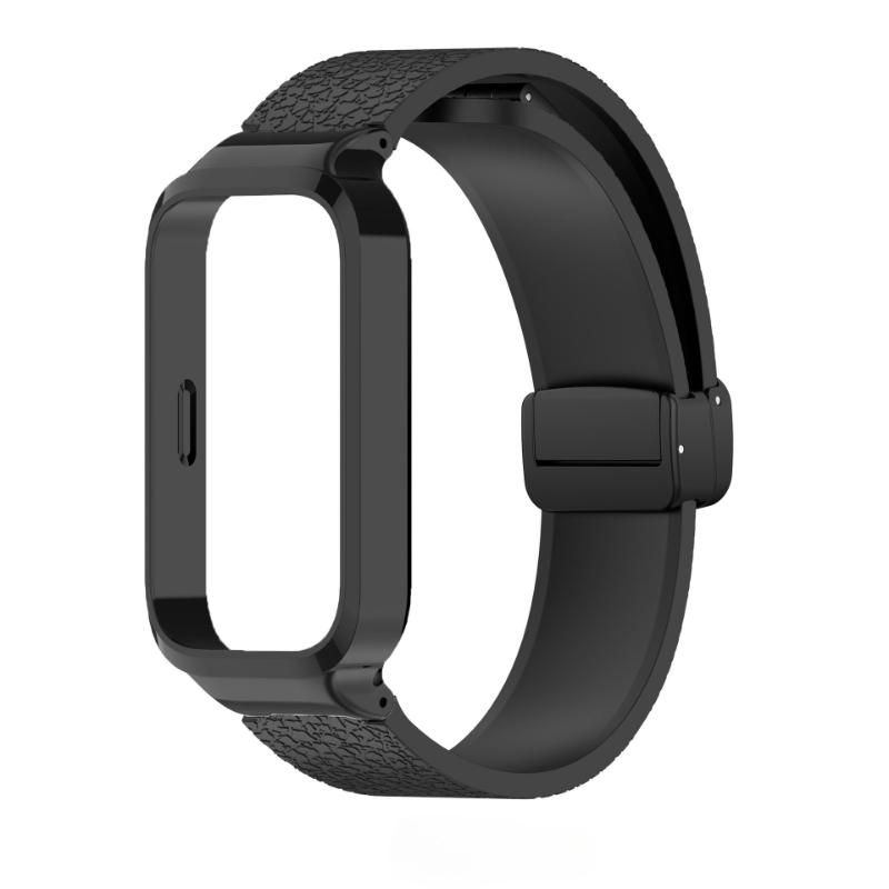Силиконовый ремешок для Xiaomi Mi Band 9 Active, ремешок для Redmi Band 3 с чехлом из поликарбоната. чёрный
Силиконовый ремешок для Xiaomi Mi Band 9 Active, ремешок для Redmi Band 3 с чехлом из поликарбоната. чёрный
