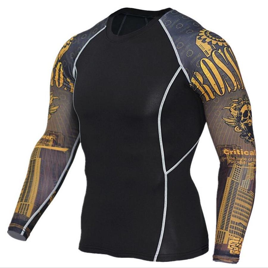 Спортивный костюм мужские колготки Muscle T -Shirt Фитнес компрессионный топ рубашки с длинным рукавом
Спортивный костюм мужские колготки Muscle T -Shirt Фитнес компрессионный топ рубашки с длинным рукавом