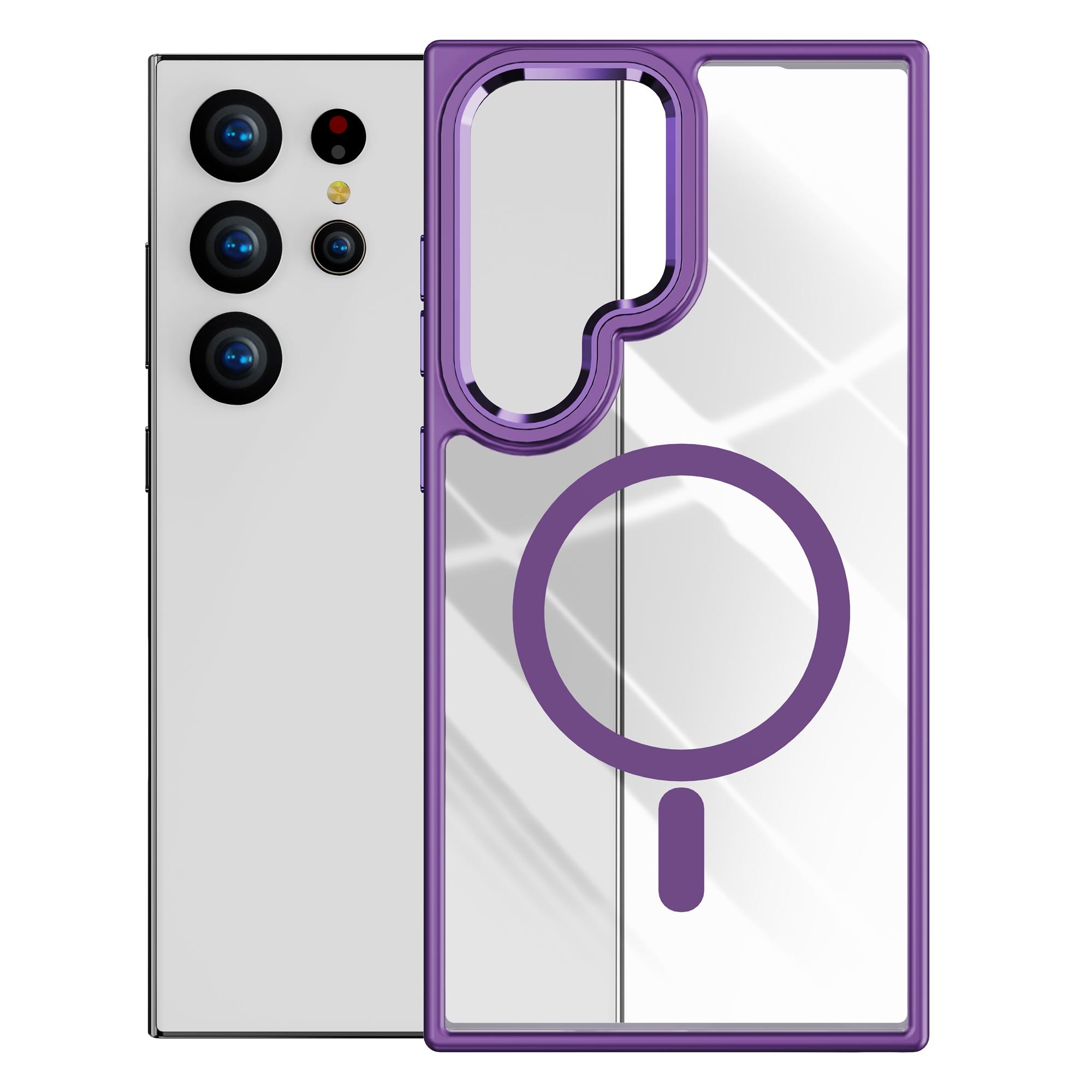 For Samsung Galaxy S24 Ultra Case TPU+Acrylic Clear Phone Cover Compatible with MagSafe Pink
For Samsung Galaxy S24 Ultra Case TPU+Acrylic Clear Phone Cover Compatible with MagSafe Pink