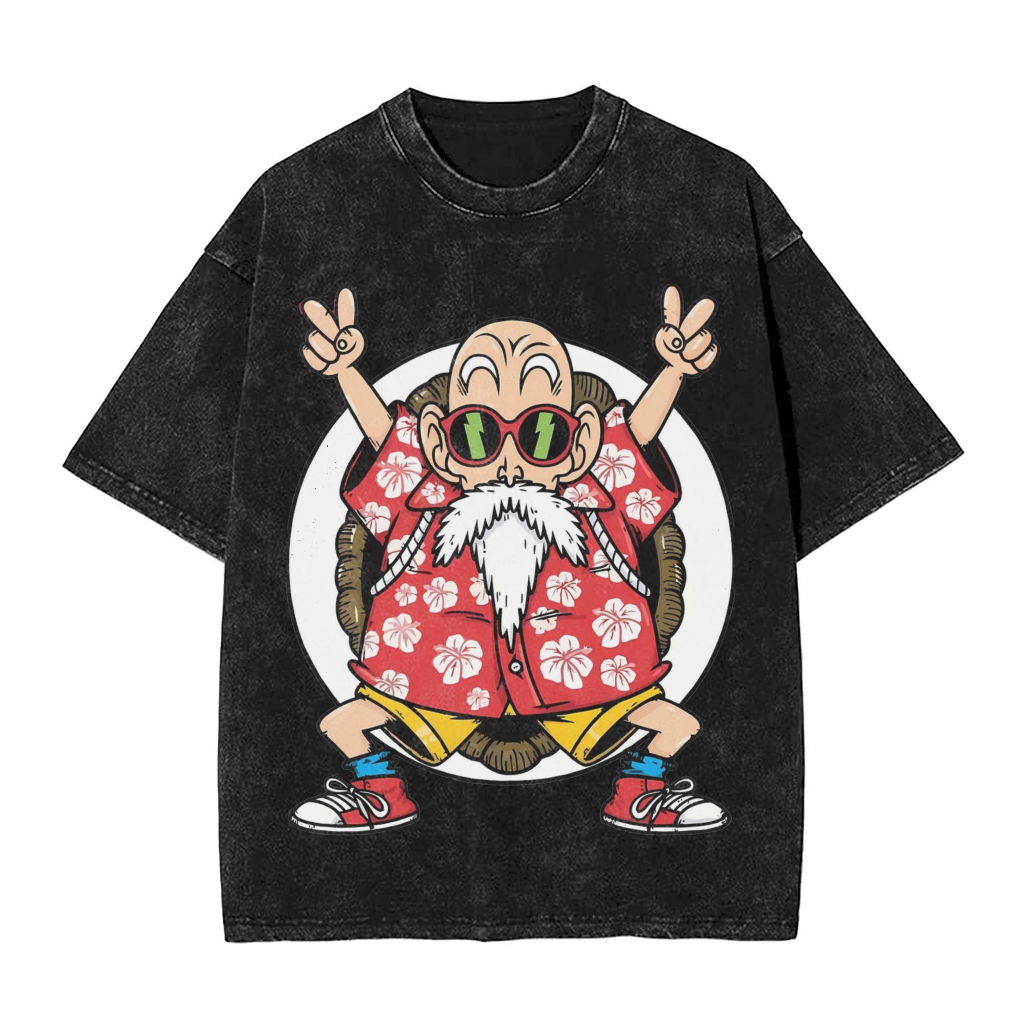 DragonBall Z Master Roshi Printed Tshirt Mens and Womens Washed Tshirt High Quality Vintage Cotton Tshirt YK Tops L
DragonBall Z Master Roshi Printed Tshirt Mens and Womens Washed Tshirt High Quality Vintage Cotton Tshirt YK Tops L