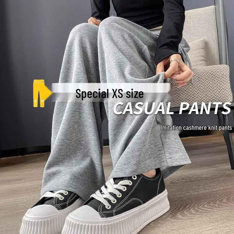 Petite Grey Glutinous Rice Style Straight Leg High Waist Pants (XS) - Women s Slim Fit, Wide Leg for Autumn/Spring XS (60-79 lbs)
Petite Grey Glutinous Rice Style Straight Leg High Waist Pants (XS) - Women s Slim Fit, Wide Leg for Autumn/Spring XS (60-79 lbs)