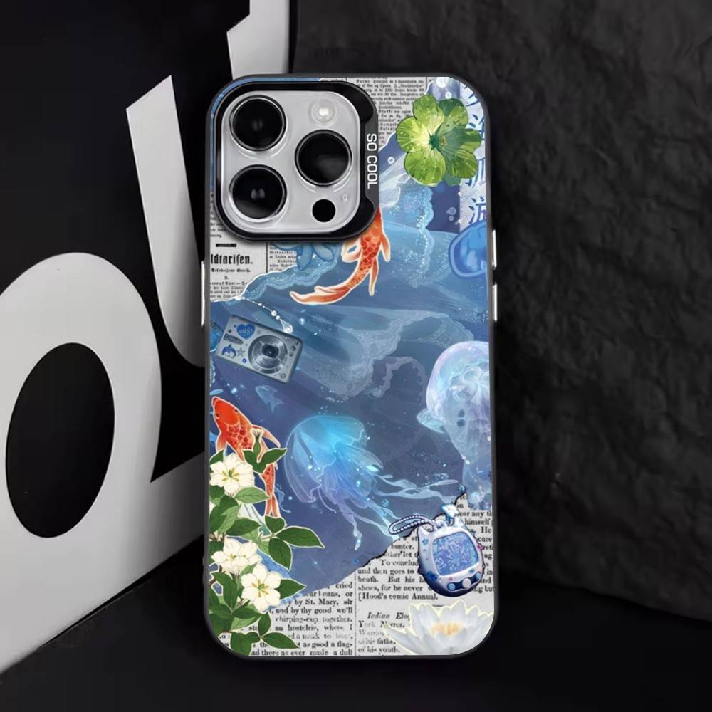 Newspaper Goldfish Phone Case For iPhone 17,16,15,14,13,12,11 Plus,Pro Max,XS,Colored Silver Plated Inside Cover iPhone16se4
Newspaper Goldfish Phone Case For iPhone 17,16,15,14,13,12,11 Plus,Pro Max,XS,Colored Silver Plated Inside Cover iPhone16se4