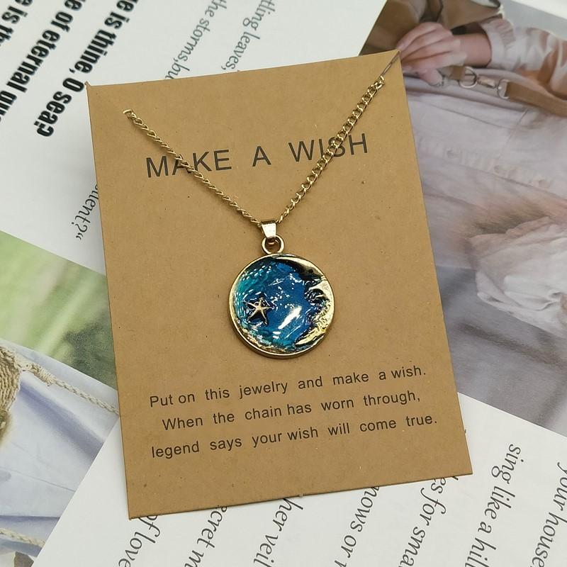 New Fashion Choker Necklace Enamel Star Moon Planet Pendant Necklaces for Women Gifts Collares Collier Ketting Zircon Wholesale
New Fashion Choker Necklace Enamel Star Moon Planet Pendant Necklaces for Women Gifts Collares Collier Ketting Zircon Wholesale