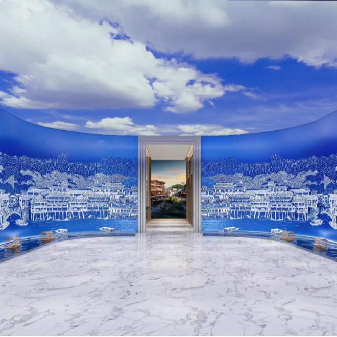 Large Indoor/Outdoor Windproof Waterproof Fiberglass Wall Sculpture (Imitation Copper Relief) Contact customer service for size
Large Indoor/Outdoor Windproof Waterproof Fiberglass Wall Sculpture (Imitation Copper Relief) Contact customer service for size